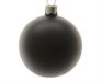 PALLINE DI NATALE NERO OPACO 8 CM CONFEZIONE 6 PZ