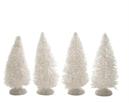 MINI ALBERO 4X4X10CM BIANCO INNEVATO