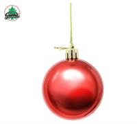 PALLINE DI NATALE ROSSE 5 CM CONFEZIONE 6 PZ