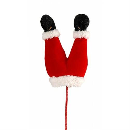 PICK CON GAMBE BABBO NATALE 78,5CM