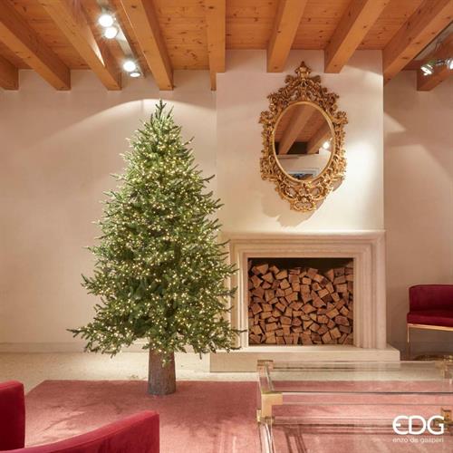 ALBERO DI NATALE 210 CM PINO LUXURY EDG CON 4000 LED