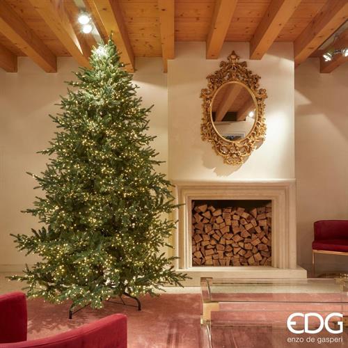 ALBERO DI NATALE 270 CM PINO LUXURY EDG CON 6000 LED