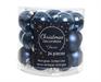 PALLINE DI NATALE BLU 2,5 CM CONFEZIONE 24 PZ