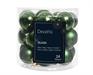 PALLINE DI NATALE VERDE PINO 2,5 CM CONFEZIONE 24  PZ