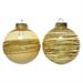 PALLINA DI NATALE ORO DECORATA 2 ASSORTITE 8 CM