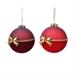 PALLINA PER ALBERO 8CM BORDEAUX/ROSSO