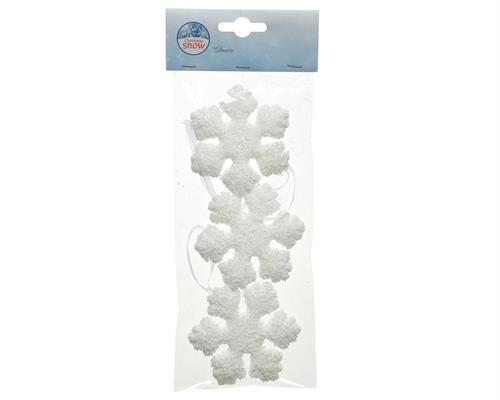 FIOCCHI DI NEVE IN FOAM 7,5CM BIANCO