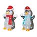 PINGUINO LUMINOSO 35CM 40 LED BIANCO FREDDO