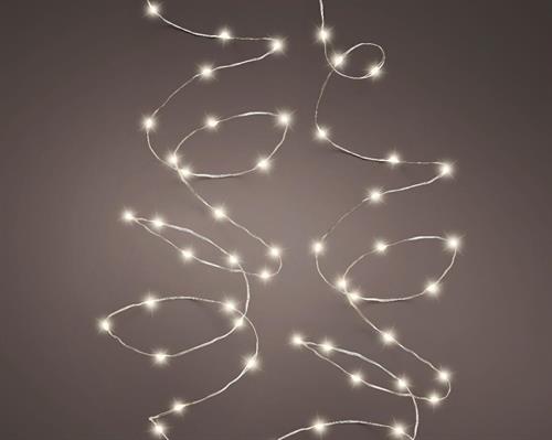 LUCI DI NATALE 120 MICROLED BIANCO CALDO 6 MT