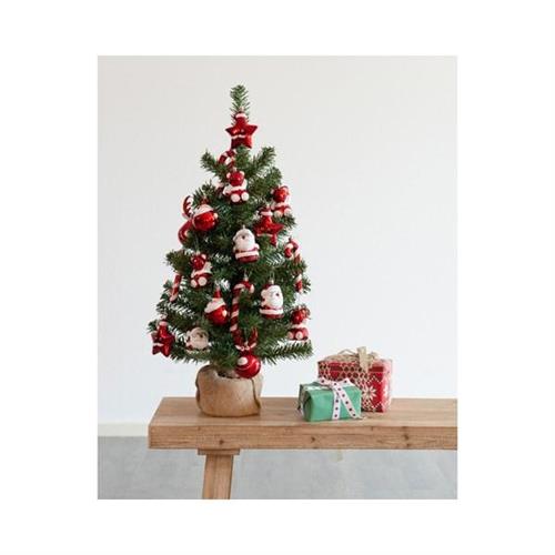 ALBERO 75CM IMPERIAL DECORATO CON FIGURE NATALIZIE