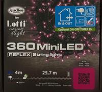 LUCI DI NATALE 360 MINILED ROSA