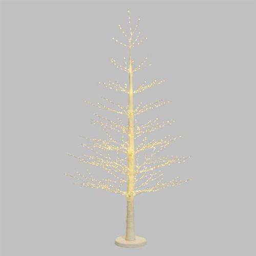 ALBERO PINO BIANCO MICRO PINE H. 190CM 900 MICROLED BIANCO CALDO