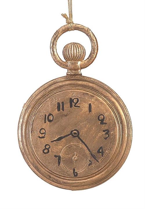 DECORAZIONE PENDENTE OROLOGIO 13CM