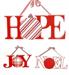 SCRITTA DA APPENDERE 37 CM HOPE/JOY/NOEL