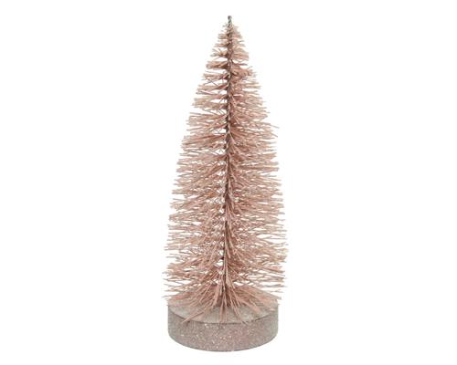 MINI ALBERO 20 CM ROSA GLITTER