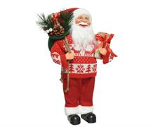 BABBO NATALE 45 CM CON REGALI