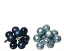 PALLINE DI NATALE A GRAPPOLO BLU CELESTE 2 CM 10 PZ