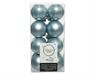 PALLINE DI NATALE CELESTI 4 CM CONFEZIONE 16 PZ