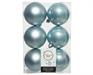 PALLINE DI NATALE CELESTI 8 CM CONFEZIONE 6 PZ