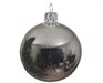 PALLINE DI NATALE ARGENTO LUCIDO 6 CM CONFEZIONE 6 PZ