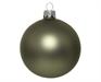 PALLINE DI NATALE VERDE MUSCHIO OPACO 6 CM CONFEZIONE 6 PZ