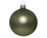 PALLINE DI NATALE VERDE MUSCHIO OPACO 10 CM CONFEZIONE 4 PZ