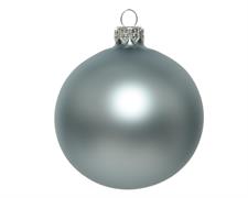 PALLINE DI NATALE CELESTE OPACO 6 CM CONFEZIONE 6 PZ