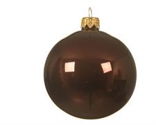 PALLINE DI NATALE REDWOOD LUCIDO 6 CM CONFEZIONE 6 PZ