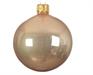 PALLINE DI NATALE BISCOTTO LUCIDO 8 CM CONFEZIONE 6 PZ