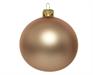 PALLINE DI NATALE BISCOTTO OPACO 8 CM CONFEZIONE 6 PZ