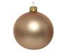 PALLINE DI NATALE BISCOTTO OPACO 10 CM CONFEZIONE 4 PZ