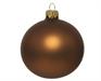 PALLINE DI NATALE CANNELLA OPACO 6 CM CONFEZIONE 6 PZ