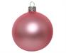 PALLINE DI NATALE ROSA OPACO 10 CM CONFEZIONE 4 PZ