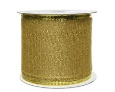 NASTRO IN POLIESTERE 6X270 CM ORO GLITTERATO