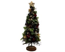 MINI ALBERO 45 CM DECORATO CON STELLA