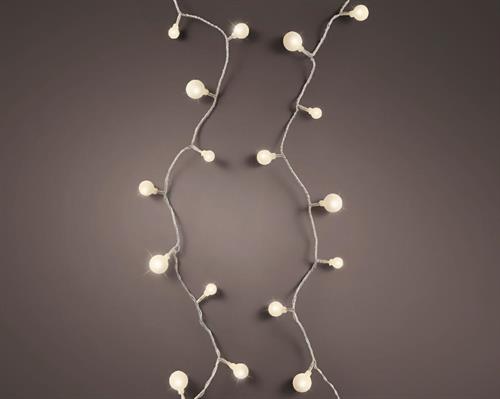 LUCI DI NATALE CHERRY 9 MT 120 LED BIANCO CALDO