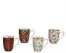 TAZZA MUG IN PORCELLANA 11,5X8,2X10,5 CM VARIANTE IN 4 MODELLI