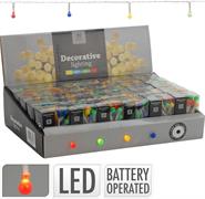 LUCI DI NATALE A BATTERIA 20 LED MULTICOLOR