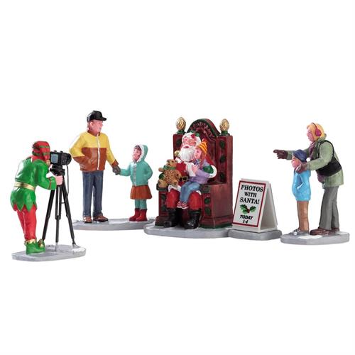 FOTO CON BABBO NATALE SET 5 PZ