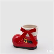 VASO BABBO NATALE SCARPONE 13X8X16 CM