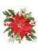 TOVAGLIOLI SAGOMATI CHRISTMAS FLOWER 33X33 CM 16 PZ