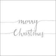 TOVAGLIOL 33X33I CHRISTMAS NOTE POS SILVER 20 PZ