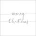 TOVAGLIOLI 33X33 CHRISTMAS NOTE POS SILVER 20 PZ