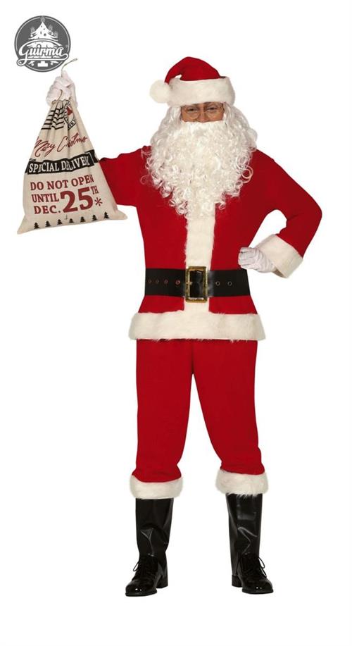 COSTUME BABBO NATALE TG L 52-54