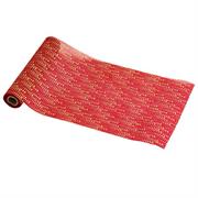 RUNNER ROSSO PUNTINATO ORO 30 CM X 3 MT