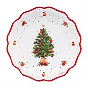 PIATTI IN CARTA CHRISTMAS WISHES 27 CM 8 PZ