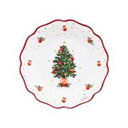 PIATTI IN CARTA CHRISTMAS WISHES 21 CM 8 PZ