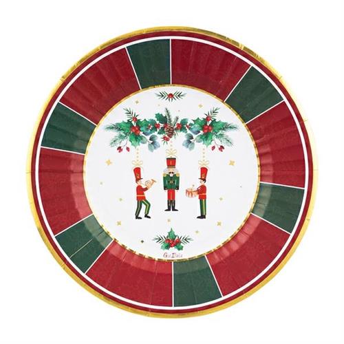 PIATTI LA FAVOLA DI NATALE 27 CM 8 PZ