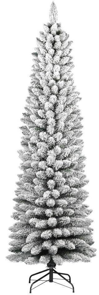 ALBERO DI NATALE SLIM INNEVATO 240 CM SILVESTRE