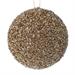 PALLINA DI NATALE CHAMPAGNE GLITTER 12 CM